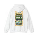 Golf Hoodie — "I Got a Bogey on Every Hole and Threw My Putter in One" Vintage Golf Humor Hooded Sweatshirt