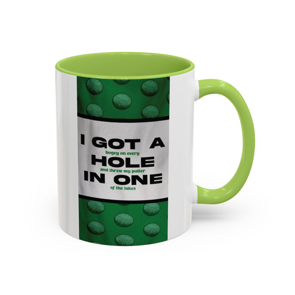 Golf Mug — "I Got a Hole in One" Novelty Coffee Cup (11/15oz)