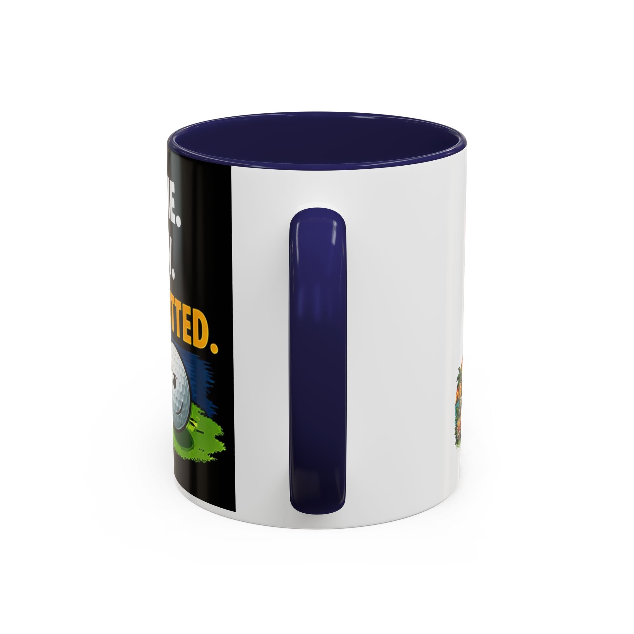 Golf Coffee Mug - "I Came. I Saw. I 3-Putted." Funny Golfer Accent Mug (11/15oz)