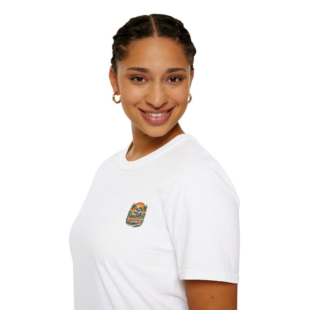 Unisex "The 19th Hole Social Club" T-Shirt — Golf Beer Retro Pocket Back Graphic Tee