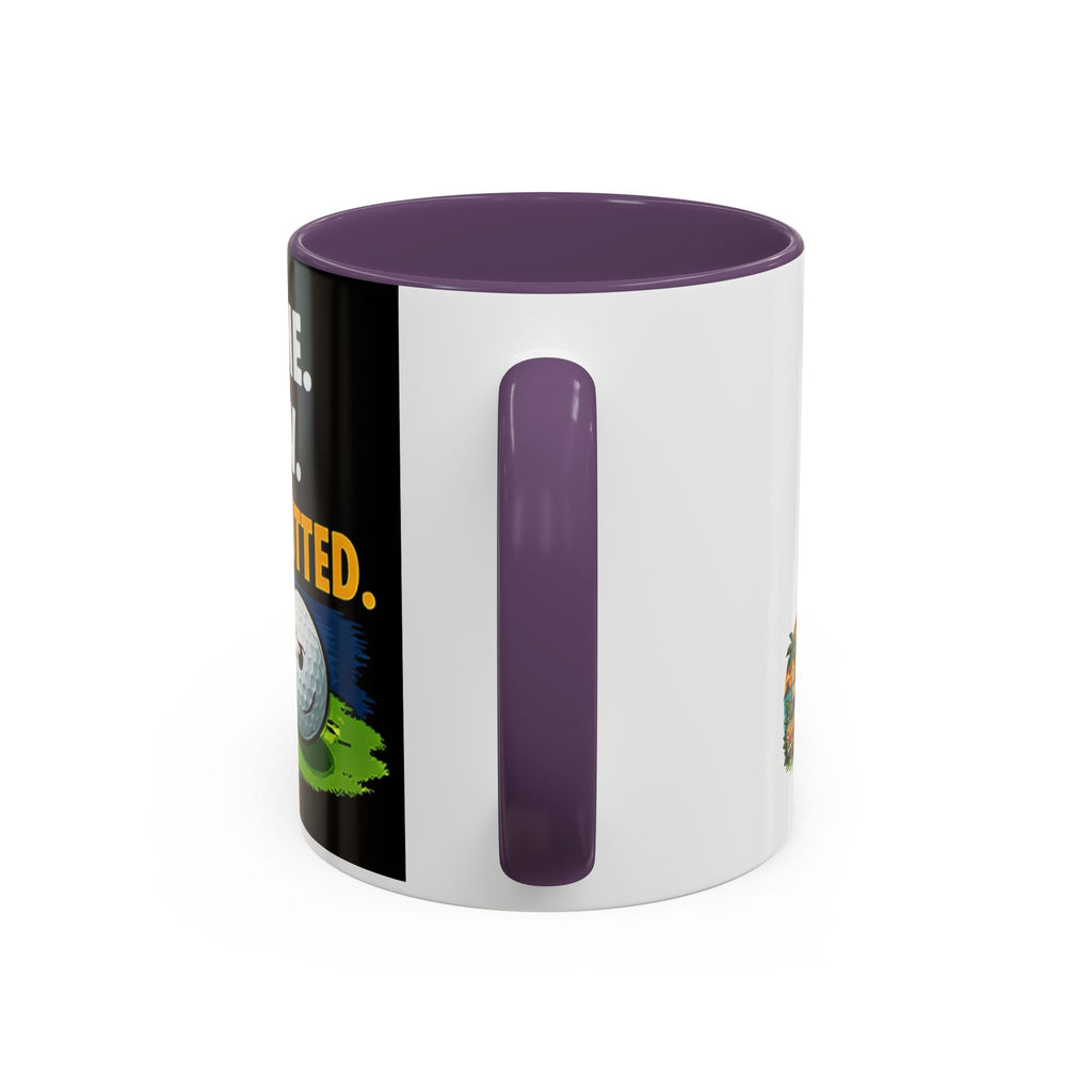 Golf Coffee Mug - "I Came. I Saw. I 3-Putted." Funny Golfer Accent Mug (11/15oz)