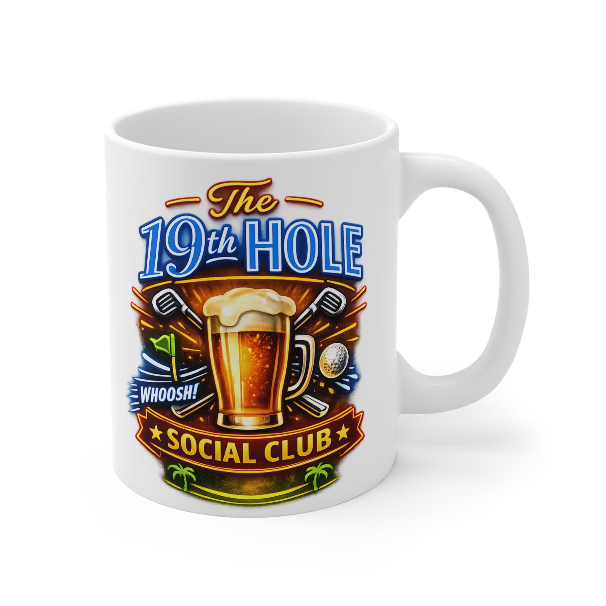 "The 19th Hole Social Club" Mug