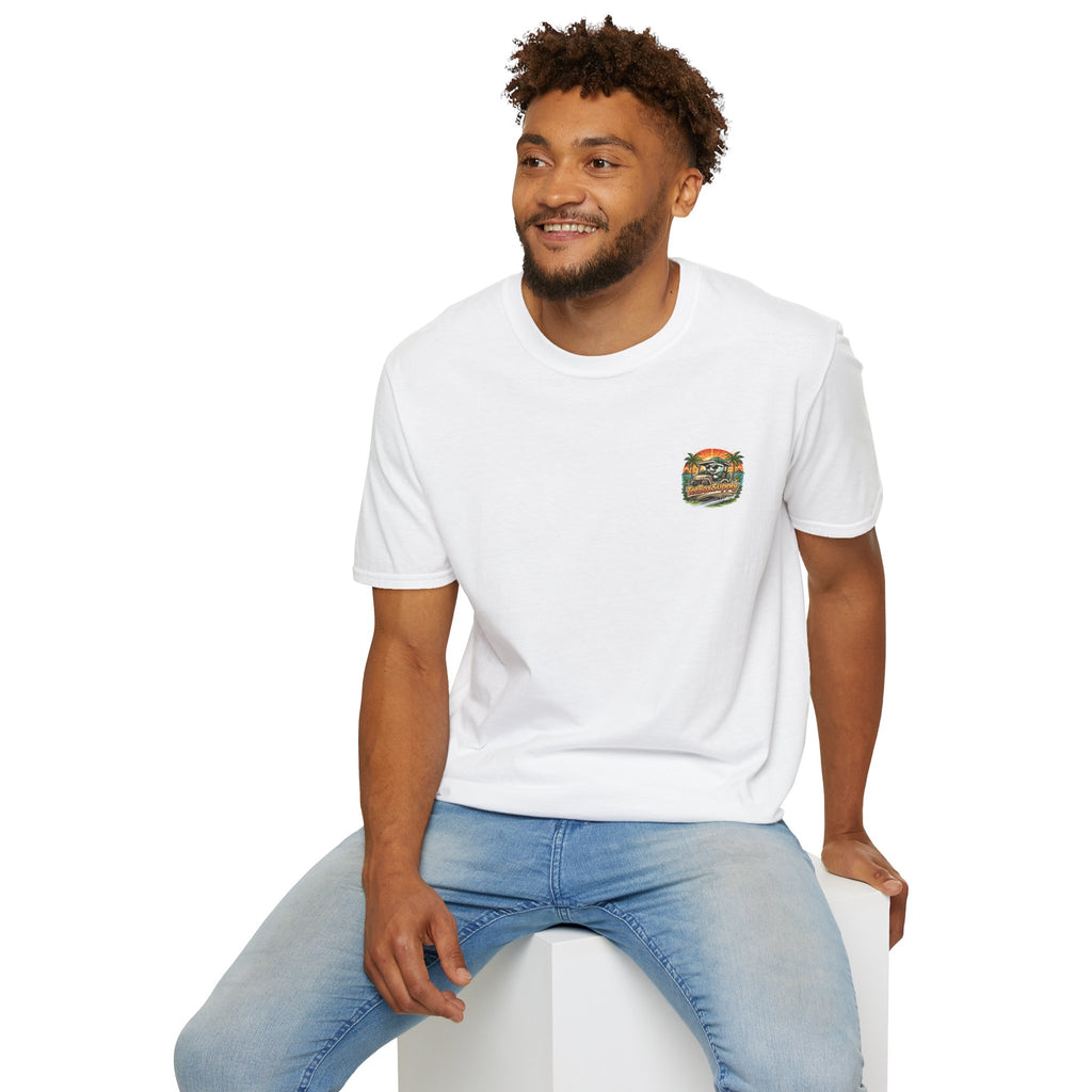 Unisex "The 19th Hole Social Club" T-Shirt — Golf Beer Retro Pocket Back Graphic Tee