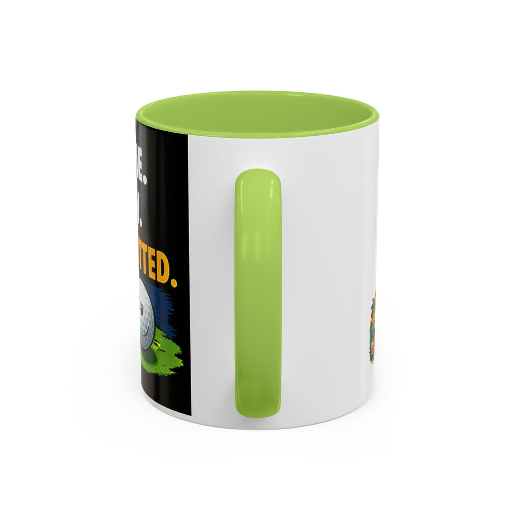 Golf Coffee Mug - "I Came. I Saw. I 3-Putted." Funny Golfer Accent Mug (11/15oz)