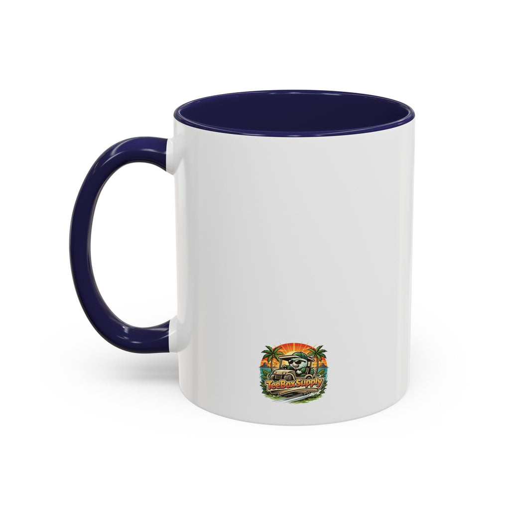 Vintage Golf Mug — “The Mulligan Master” Accent Coffee Cup (11/15 oz)