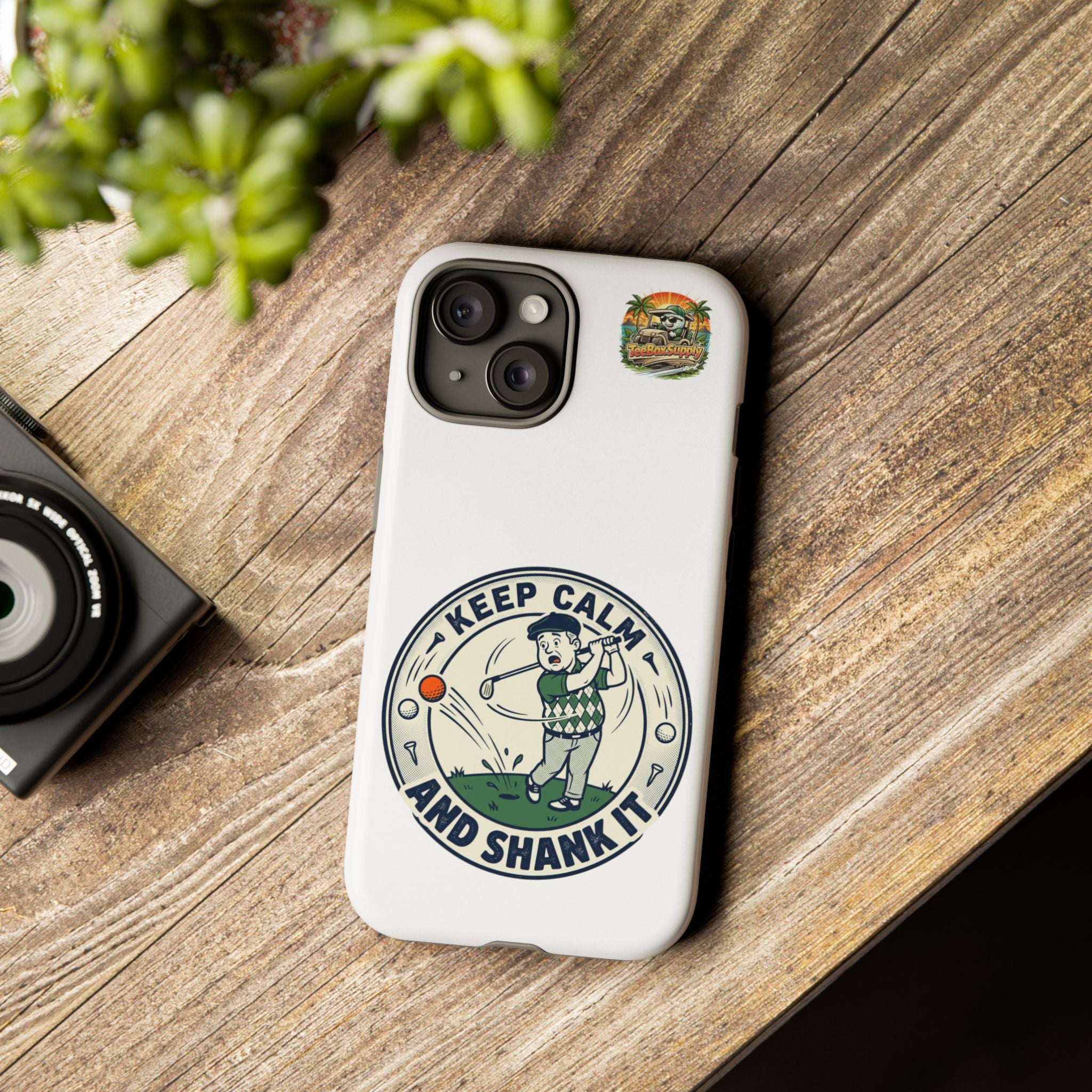 Keep Calm and Shank It Golf Phone Case - Funny Golfer Protective Cover