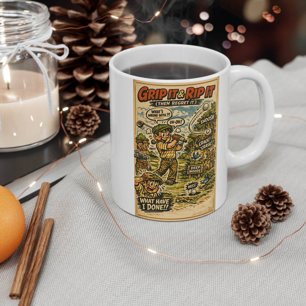 Vintage Golf "Grip it and Rip it" Mug