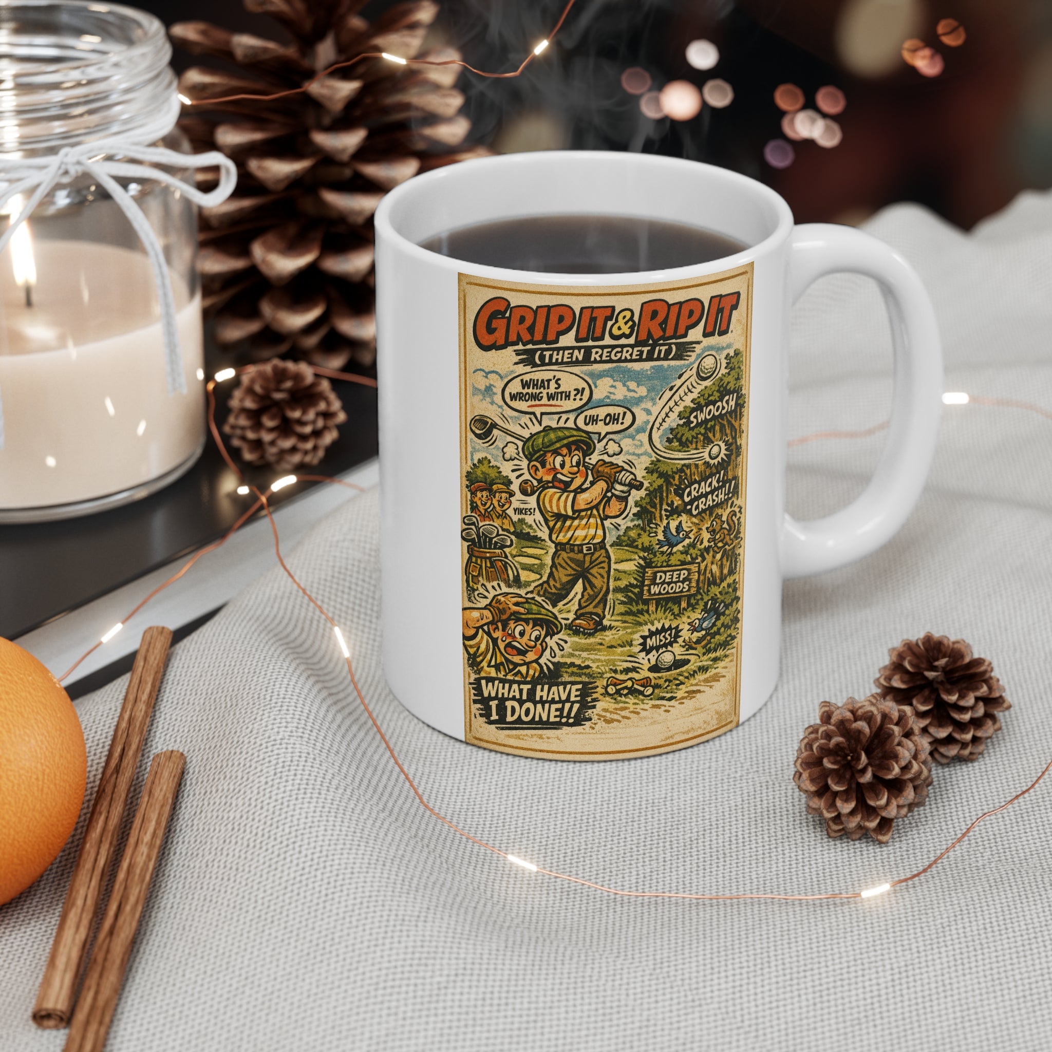 Vintage Golf "Grip it and Rip it" Mug