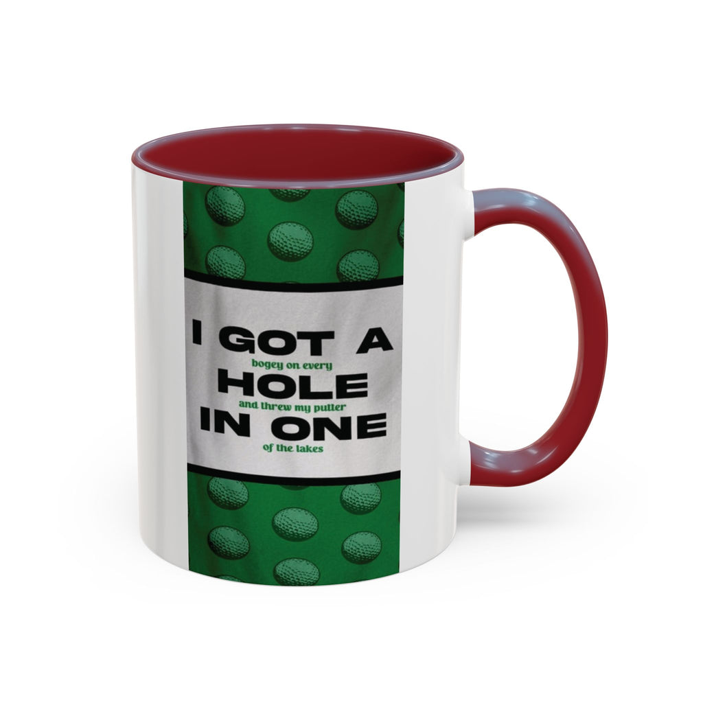 Golf Mug — "I Got a Hole in One" Novelty Coffee Cup (11/15oz)