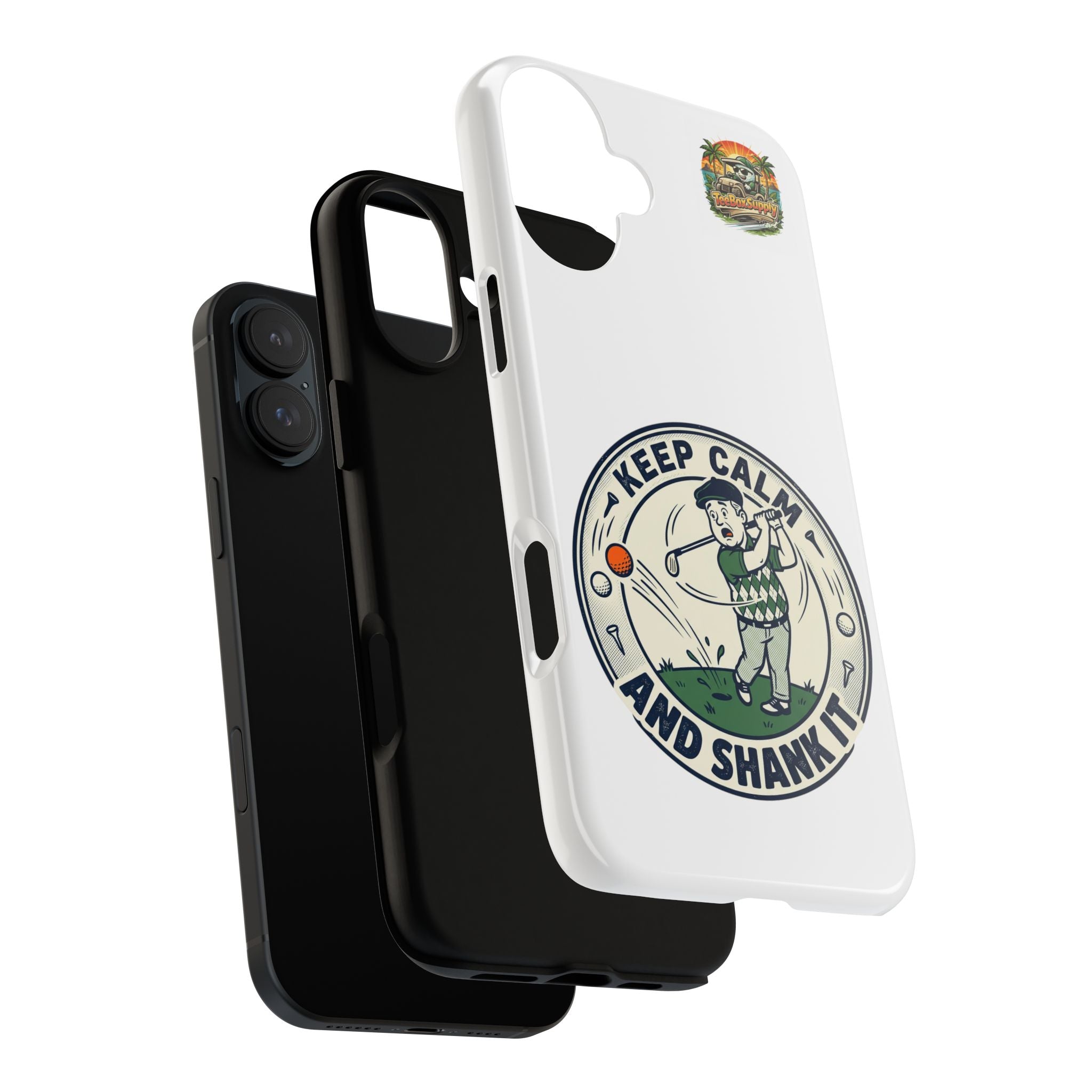 Keep Calm and Shank It Golf Phone Case - Funny Golfer Protective Cover