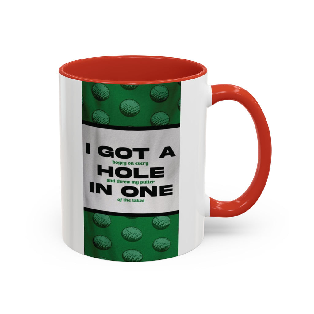 Golf Mug — "I Got a Hole in One" Novelty Coffee Cup (11/15oz)