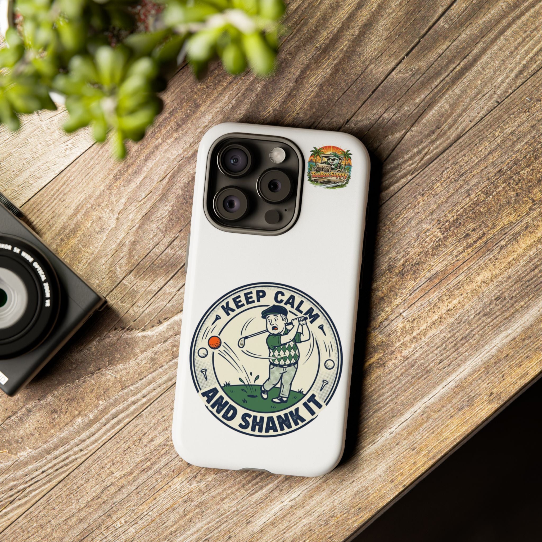 Keep Calm and Shank It Golf Phone Case - Funny Golfer Protective Cover
