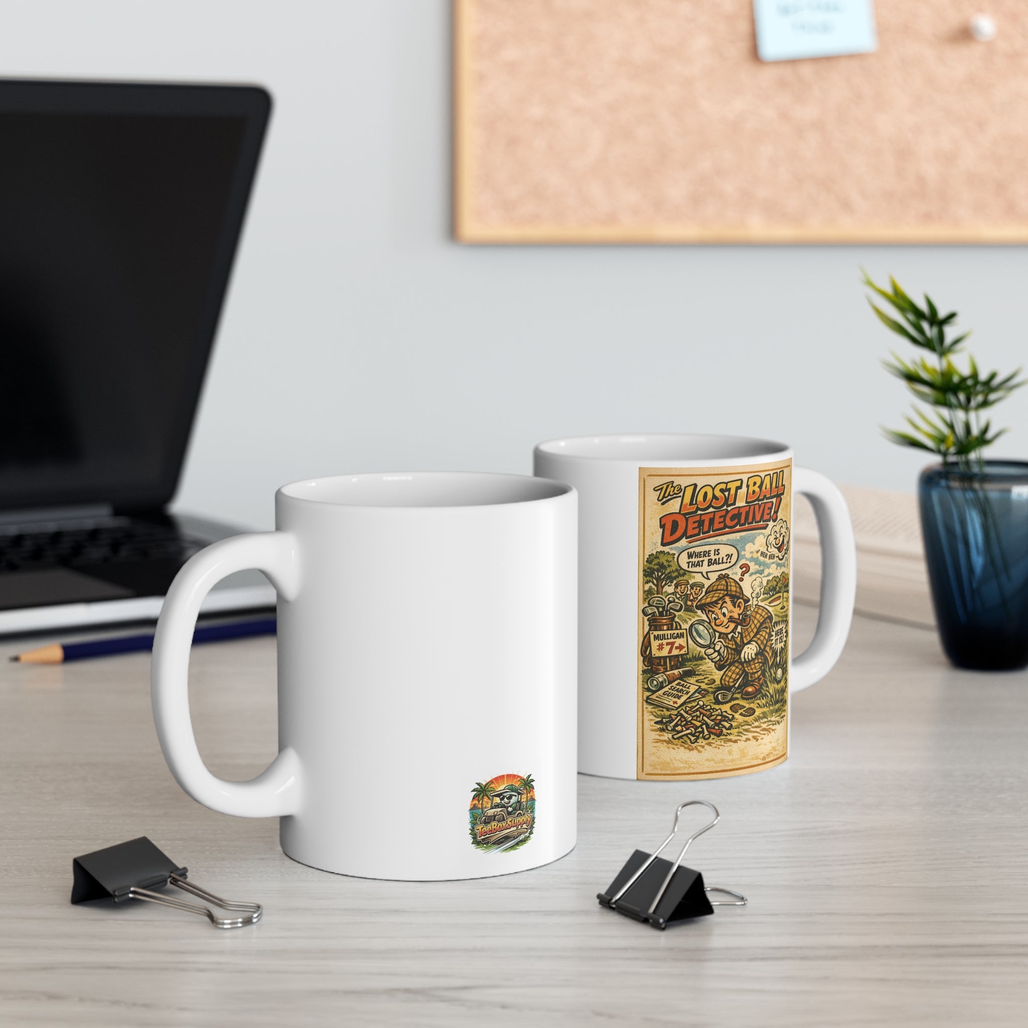 Retro golf "The Lost Ball Detective" Mug