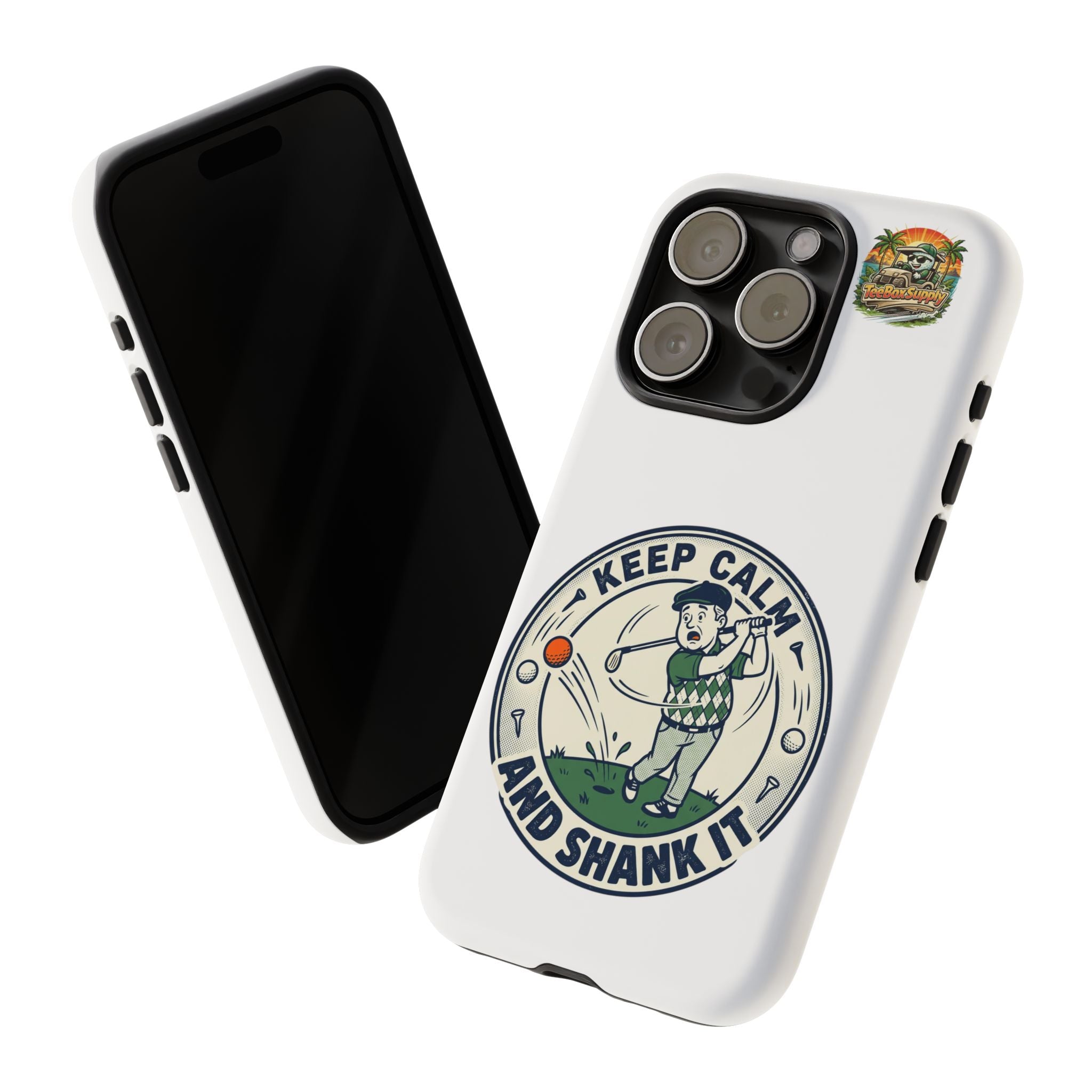 Keep Calm and Shank It Golf Phone Case - Funny Golfer Protective Cover