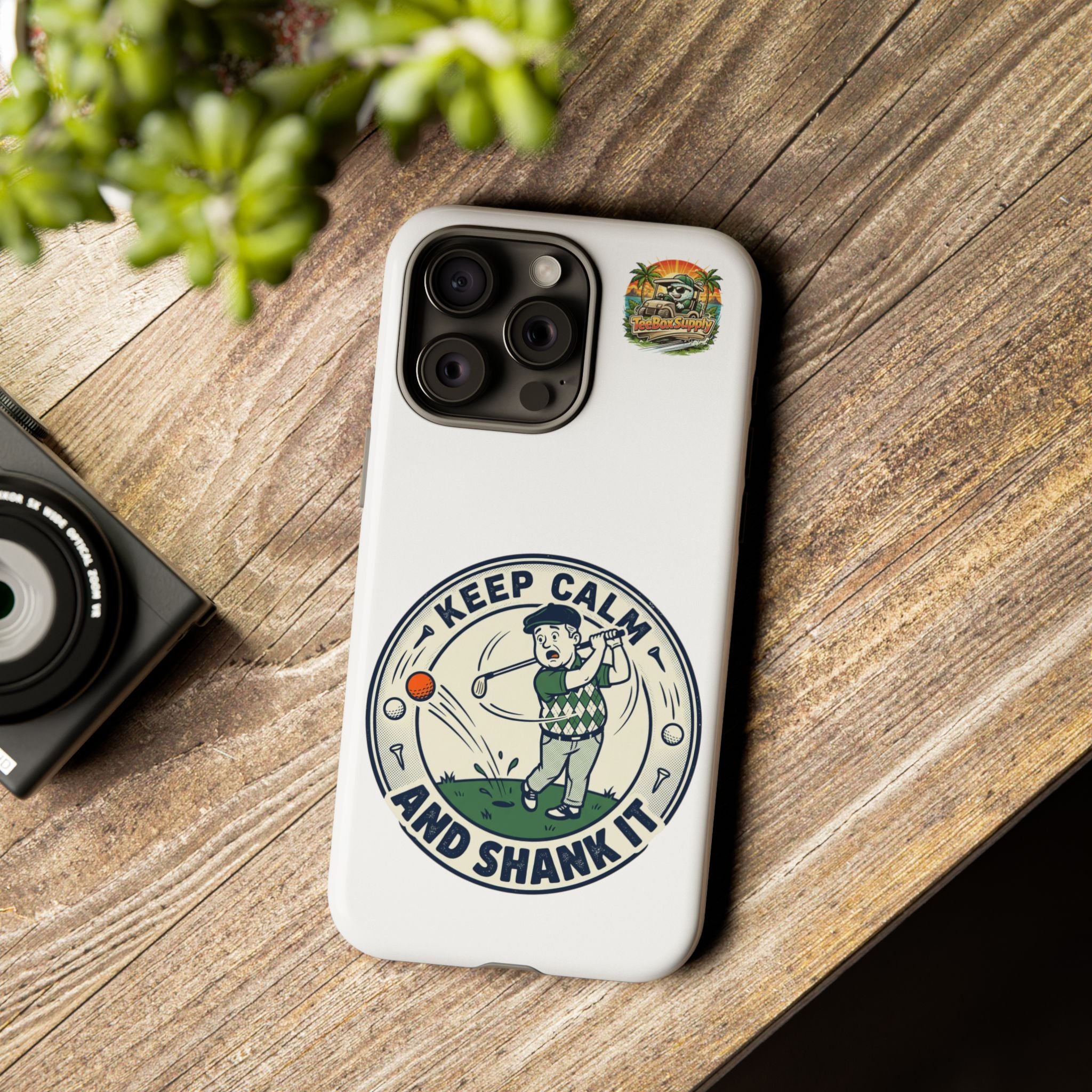 Keep Calm and Shank It Golf Phone Case - Funny Golfer Protective Cover