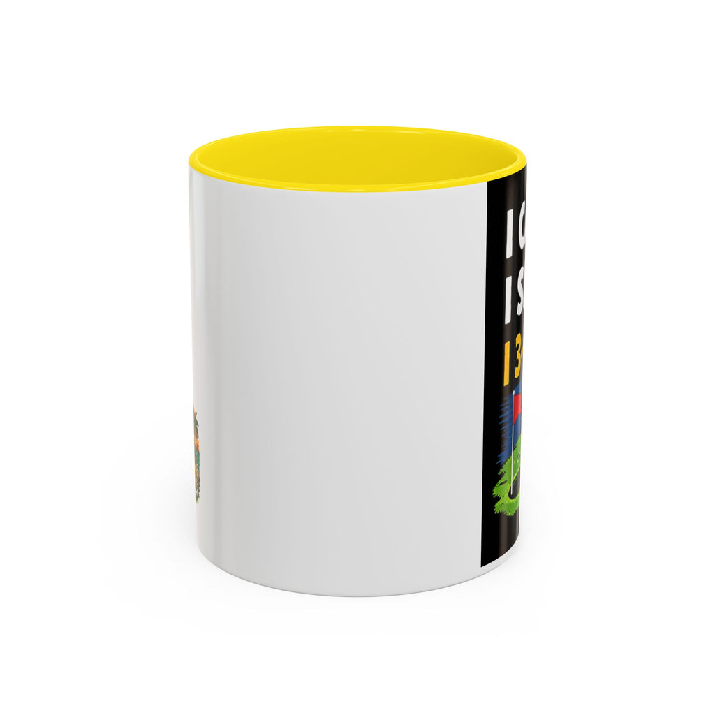 Golf Coffee Mug - "I Came. I Saw. I 3-Putted." Funny Golfer Accent Mug (11/15oz)