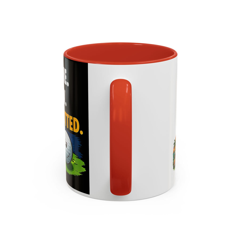 Golf Coffee Mug - "I Came. I Saw. I 3-Putted." Funny Golfer Accent Mug (11/15oz)