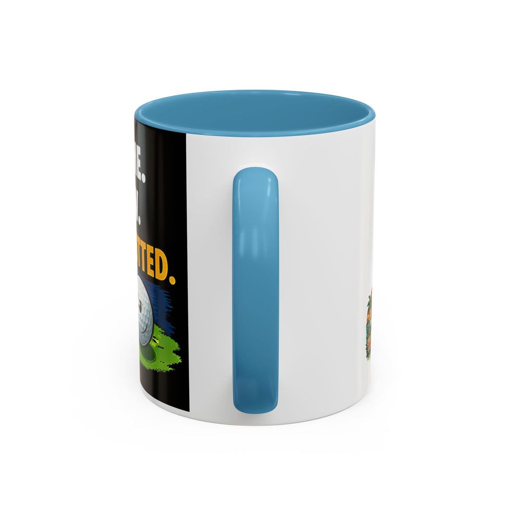 Golf Coffee Mug - "I Came. I Saw. I 3-Putted." Funny Golfer Accent Mug (11/15oz)