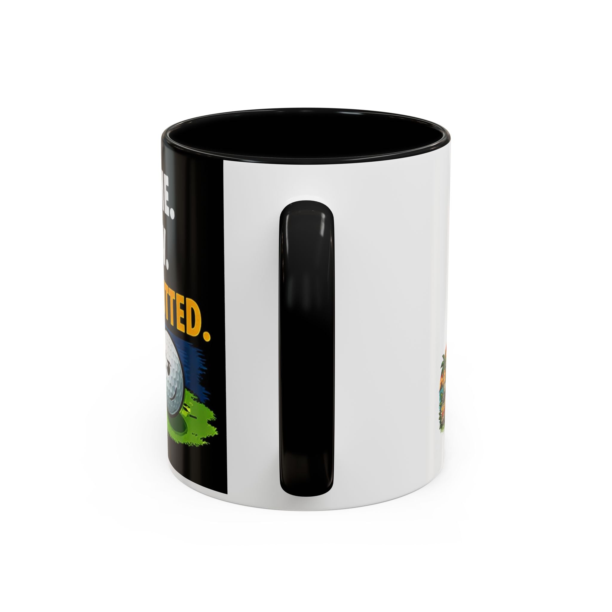 Golf Coffee Mug - "I Came. I Saw. I 3-Putted." Funny Golfer Accent Mug (11/15oz)