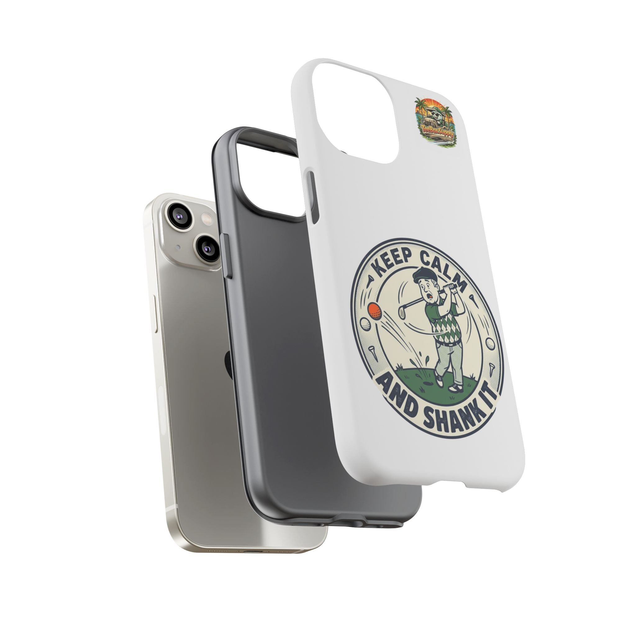 Keep Calm and Shank It Golf Phone Case - Funny Golfer Protective Cover