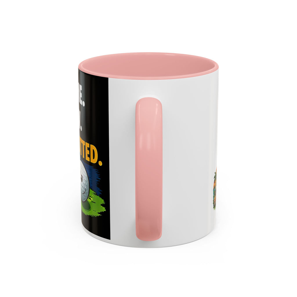 Golf Coffee Mug - "I Came. I Saw. I 3-Putted." Funny Golfer Accent Mug (11/15oz)