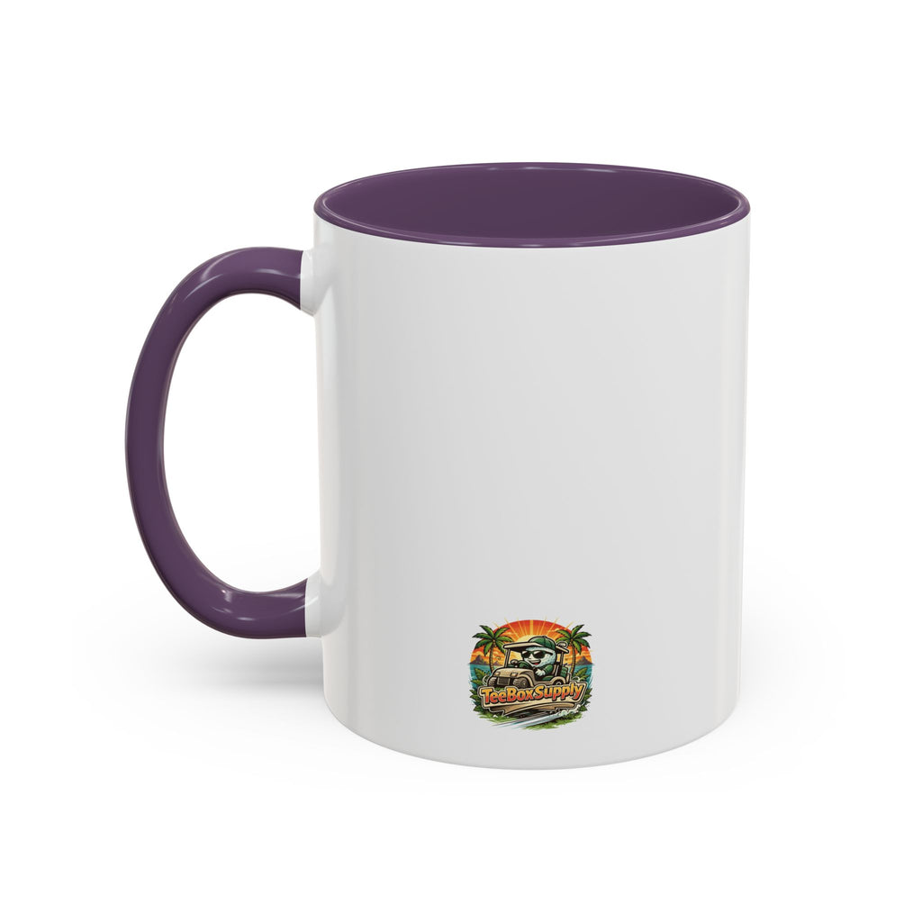 Vintage Golf Mug — “The Mulligan Master” Accent Coffee Cup (11/15 oz)