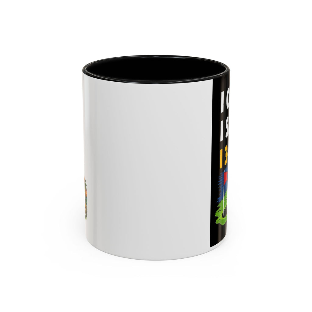 Golf Coffee Mug - "I Came. I Saw. I 3-Putted." Funny Golfer Accent Mug (11/15oz)