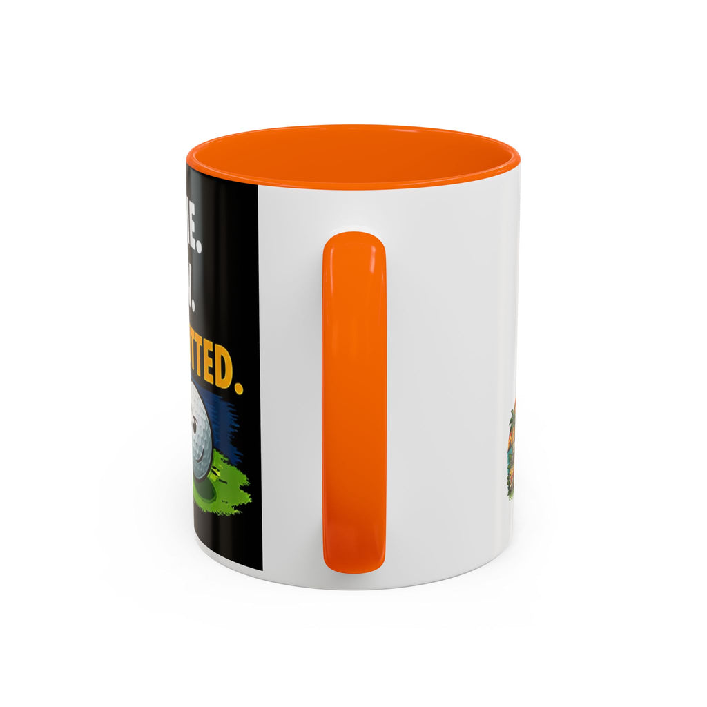 Golf Coffee Mug - "I Came. I Saw. I 3-Putted." Funny Golfer Accent Mug (11/15oz)