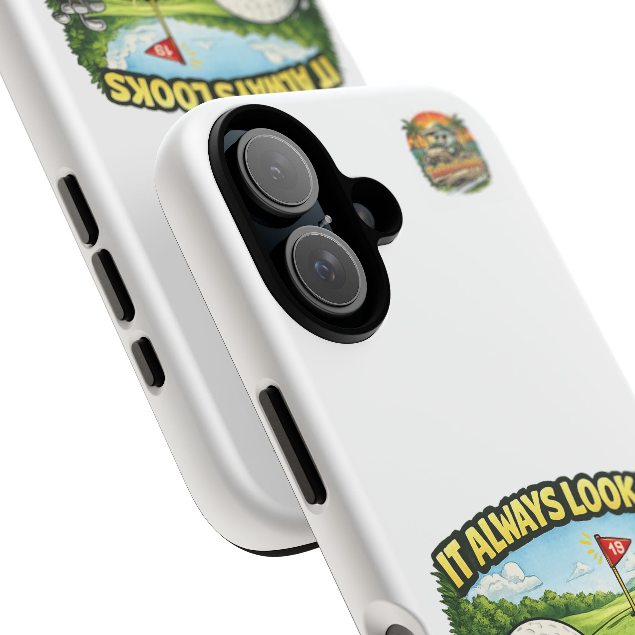 It Always Looks Closer Than It Is Golf Phone Case | Funny Golf Ball Design