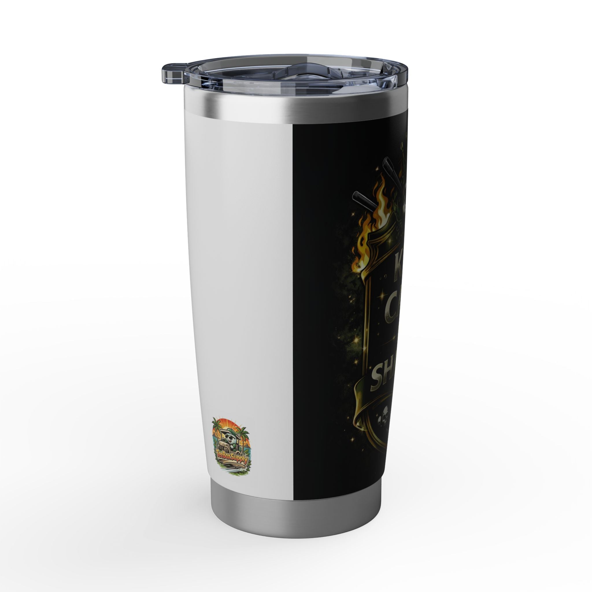 Keep Calm and Shank It Tumbler — Skull Crown 20oz Travel Cup