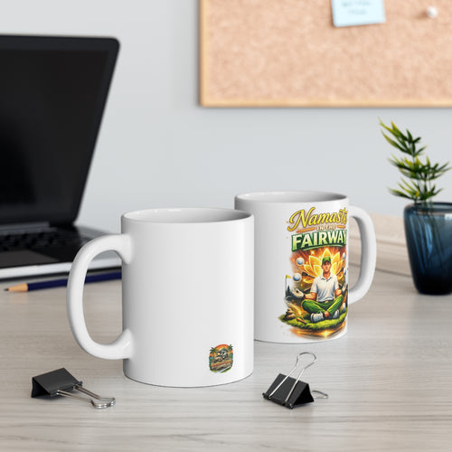 "Namaste In The Fairway" Mug