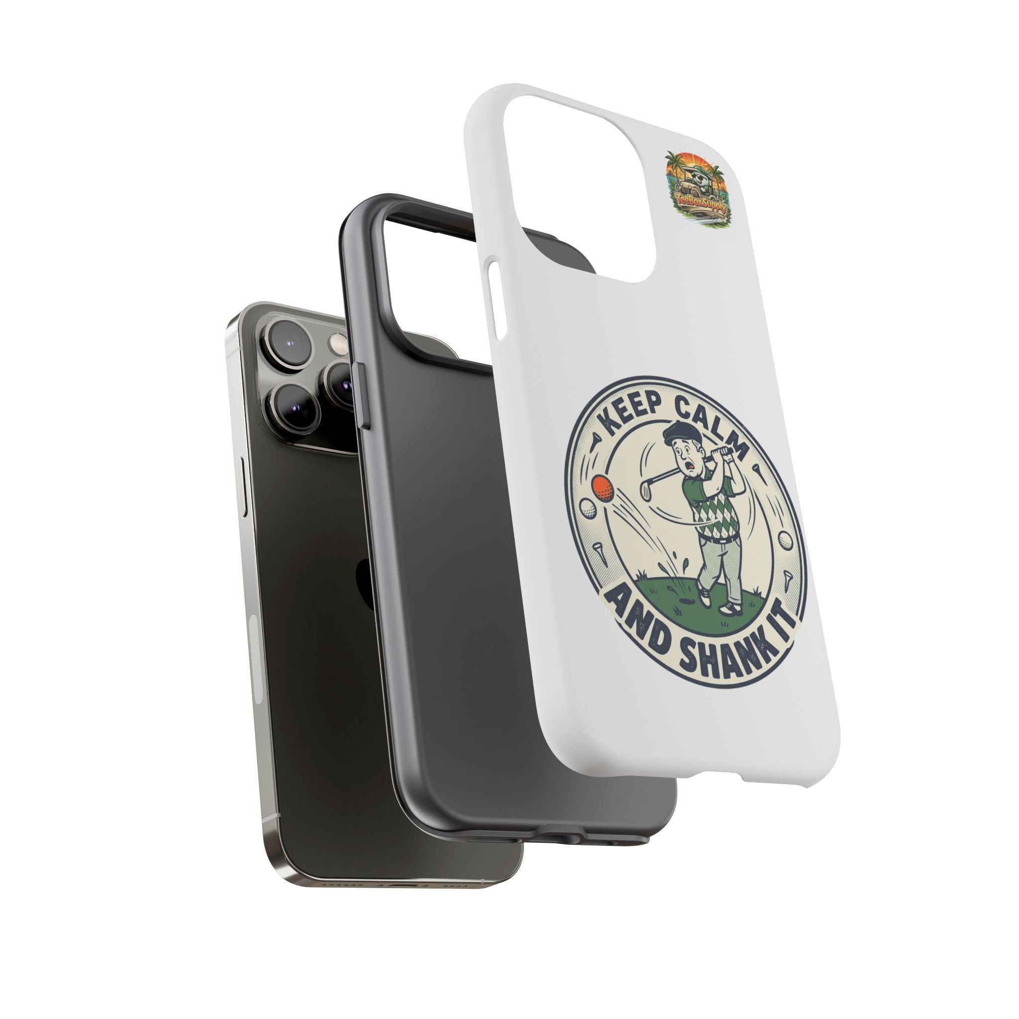 Keep Calm and Shank It Golf Phone Case - Funny Golfer Protective Cover