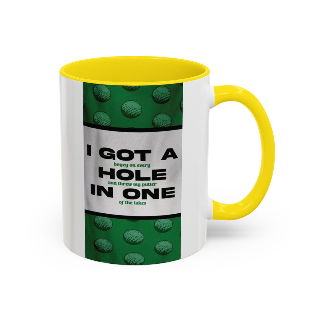 Golf Mug — "I Got a Hole in One" Novelty Coffee Cup (11/15oz)