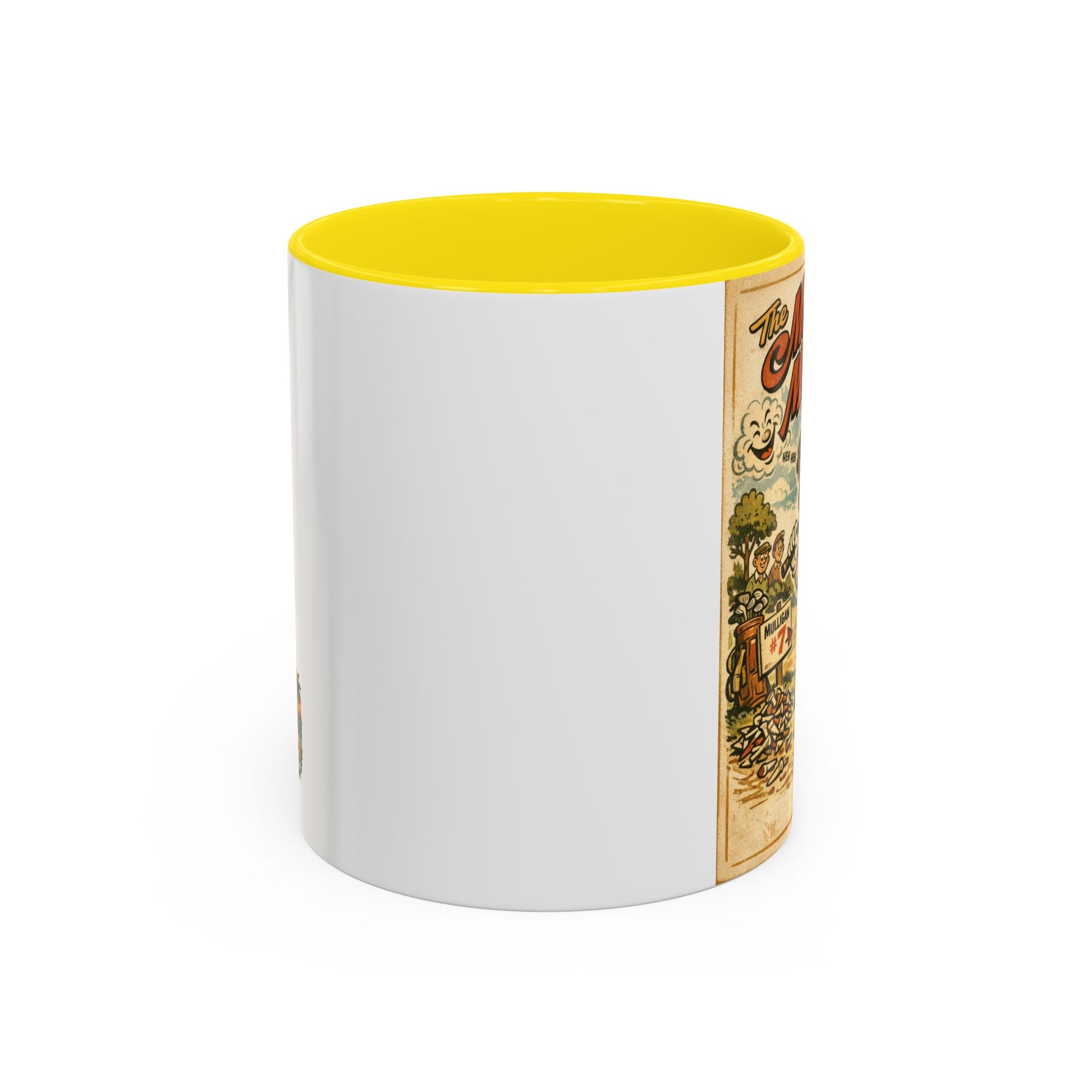 Vintage Golf Mug — “The Mulligan Master” Accent Coffee Cup (11/15 oz)