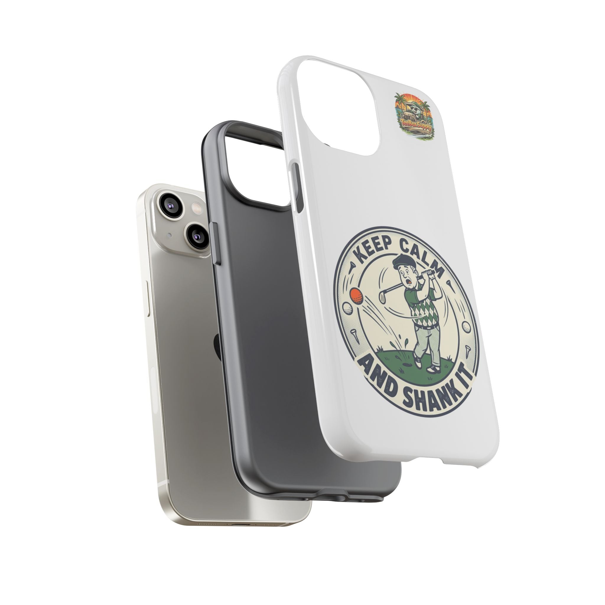 Keep Calm and Shank It Golf Phone Case - Funny Golfer Protective Cover