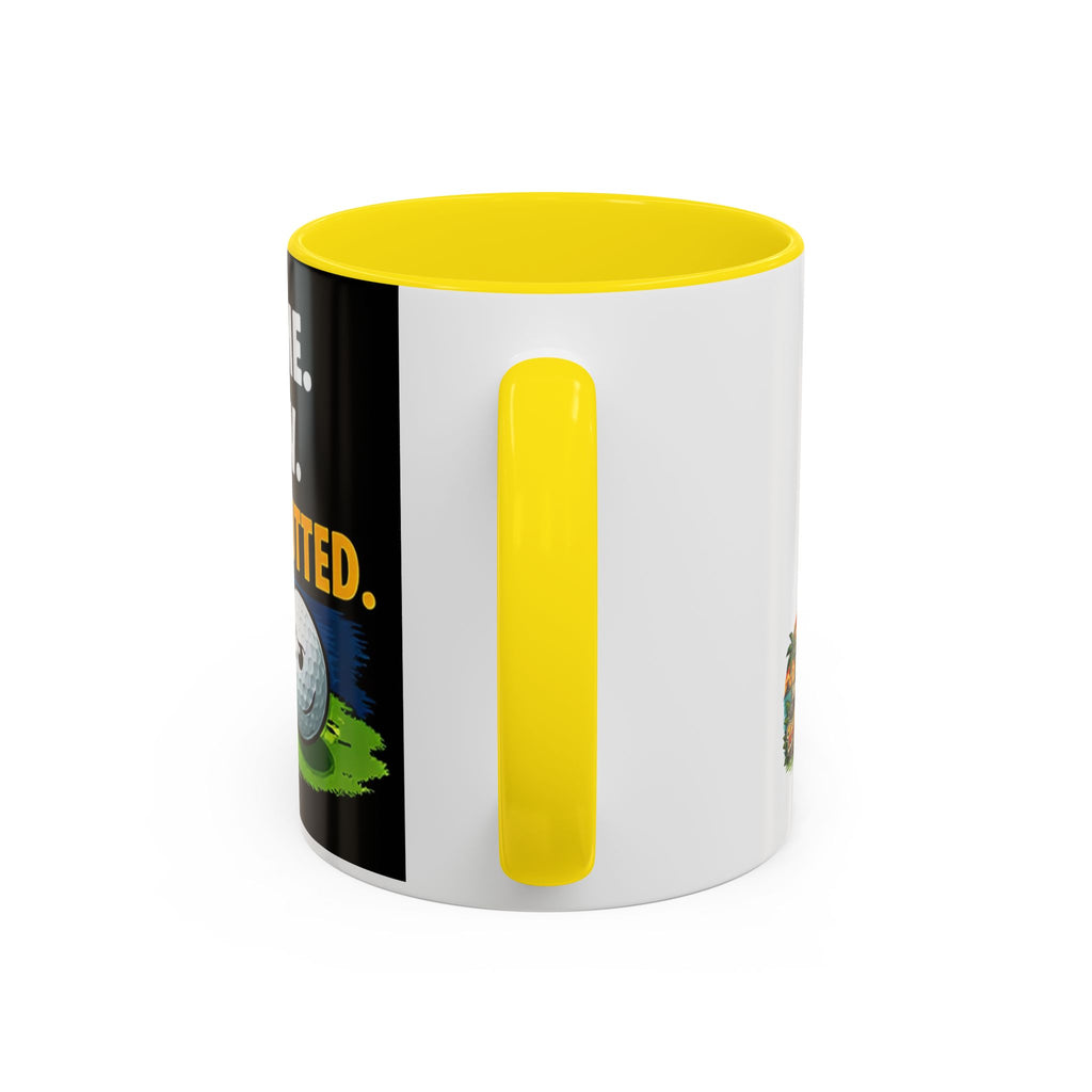 Golf Coffee Mug - "I Came. I Saw. I 3-Putted." Funny Golfer Accent Mug (11/15oz)