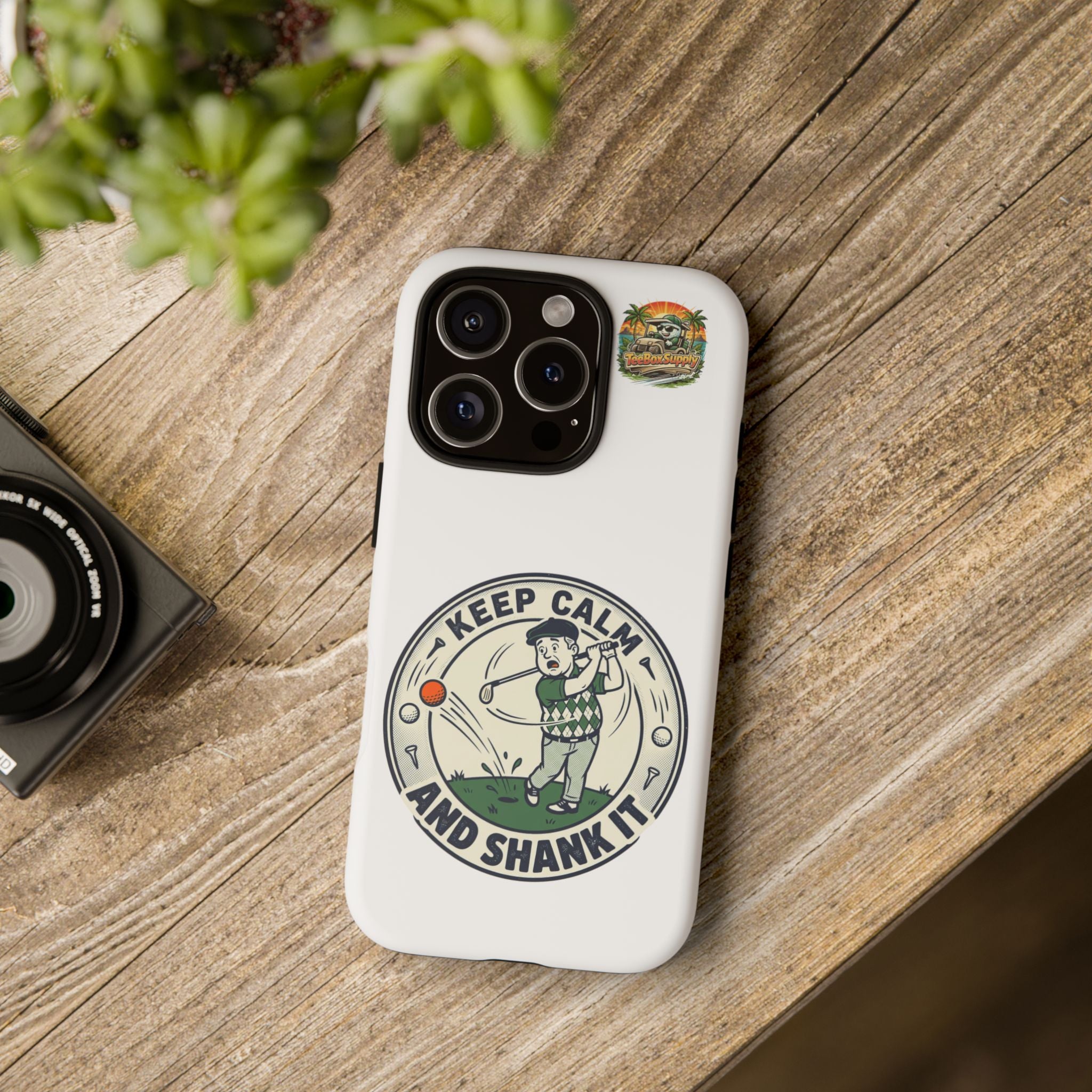 Keep Calm and Shank It Golf Phone Case - Funny Golfer Protective Cover