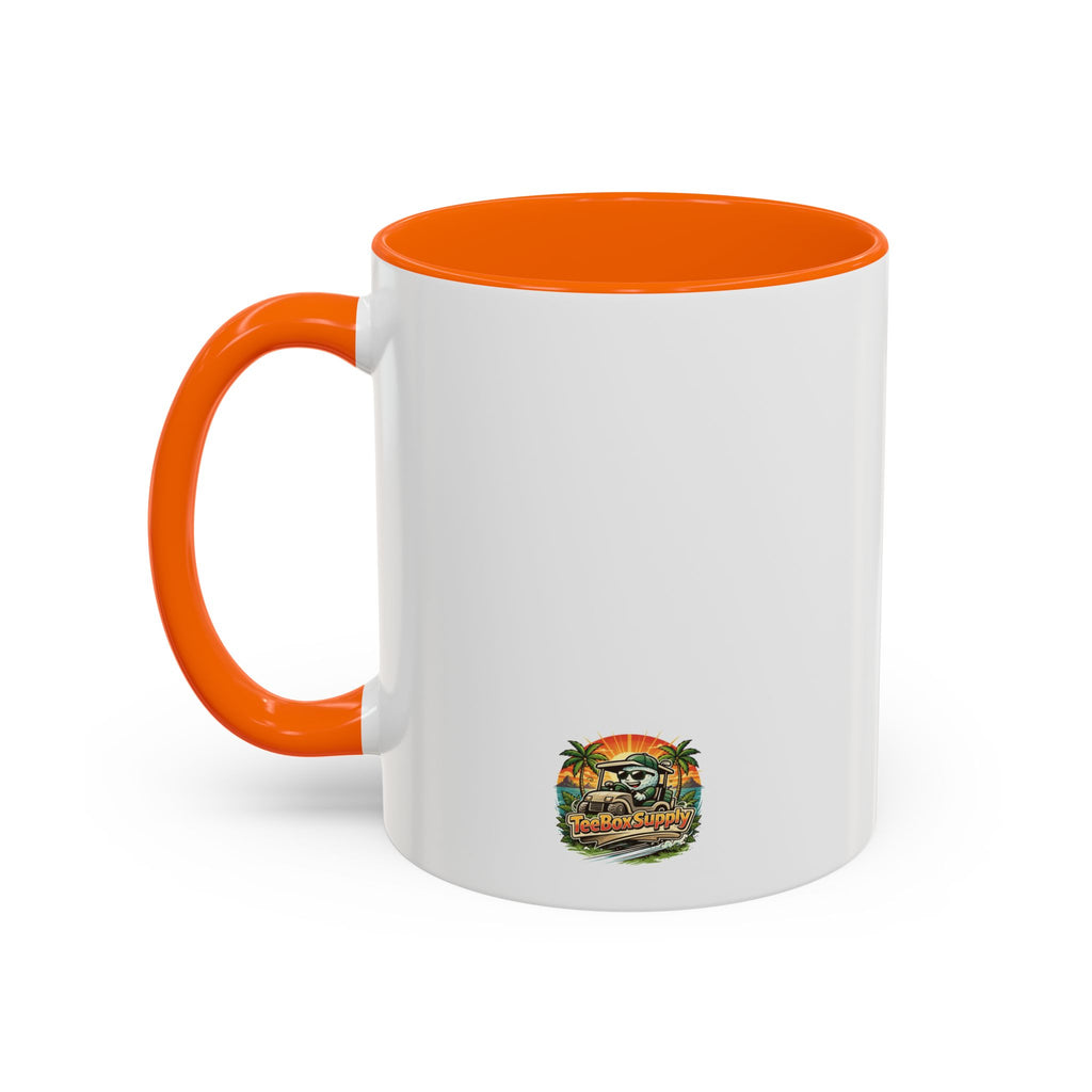 Vintage Golf Mug — “The Mulligan Master” Accent Coffee Cup (11/15 oz)