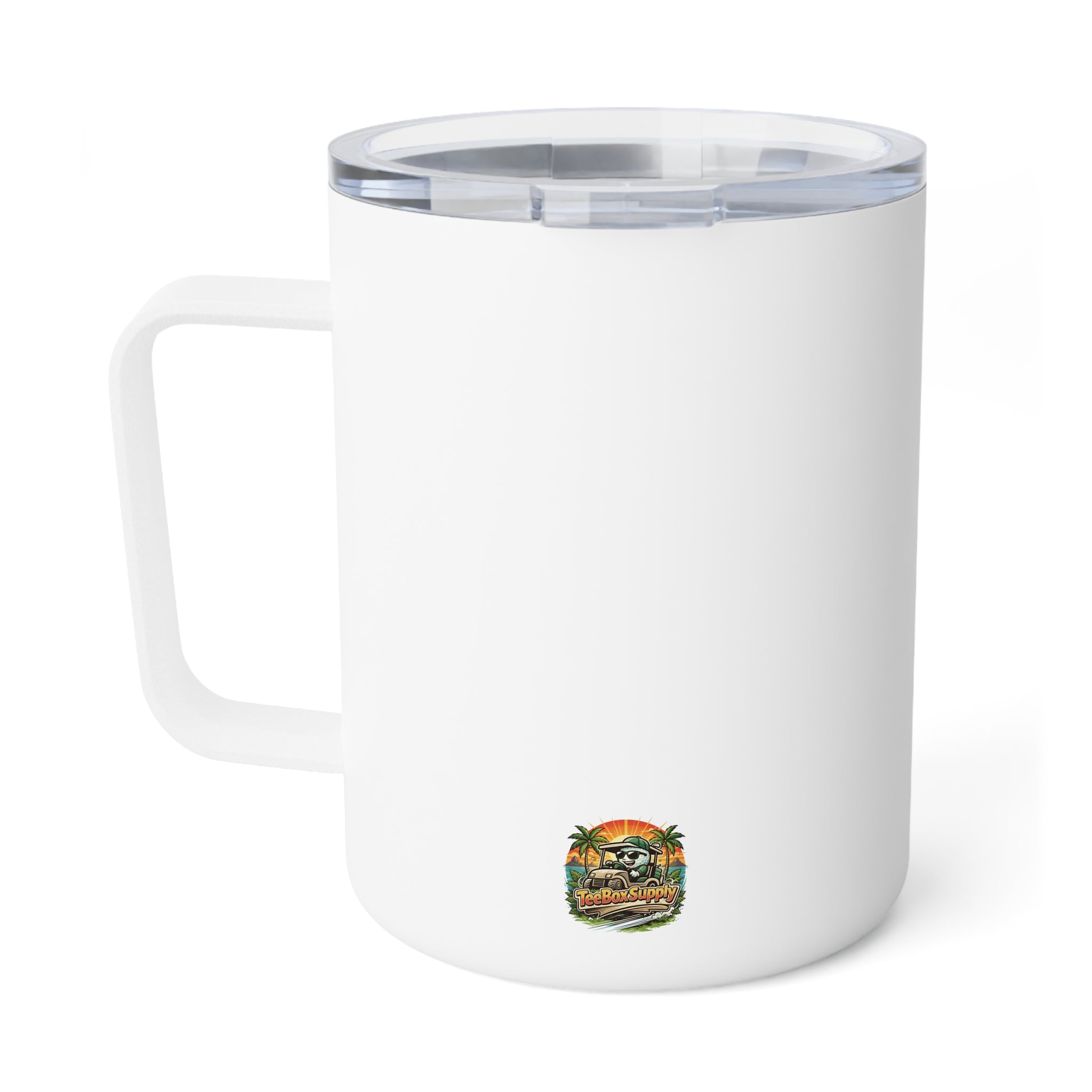 Insulated Coffee Mug — Born to Golf Funny Golfer Travel Tumbler, 10oz