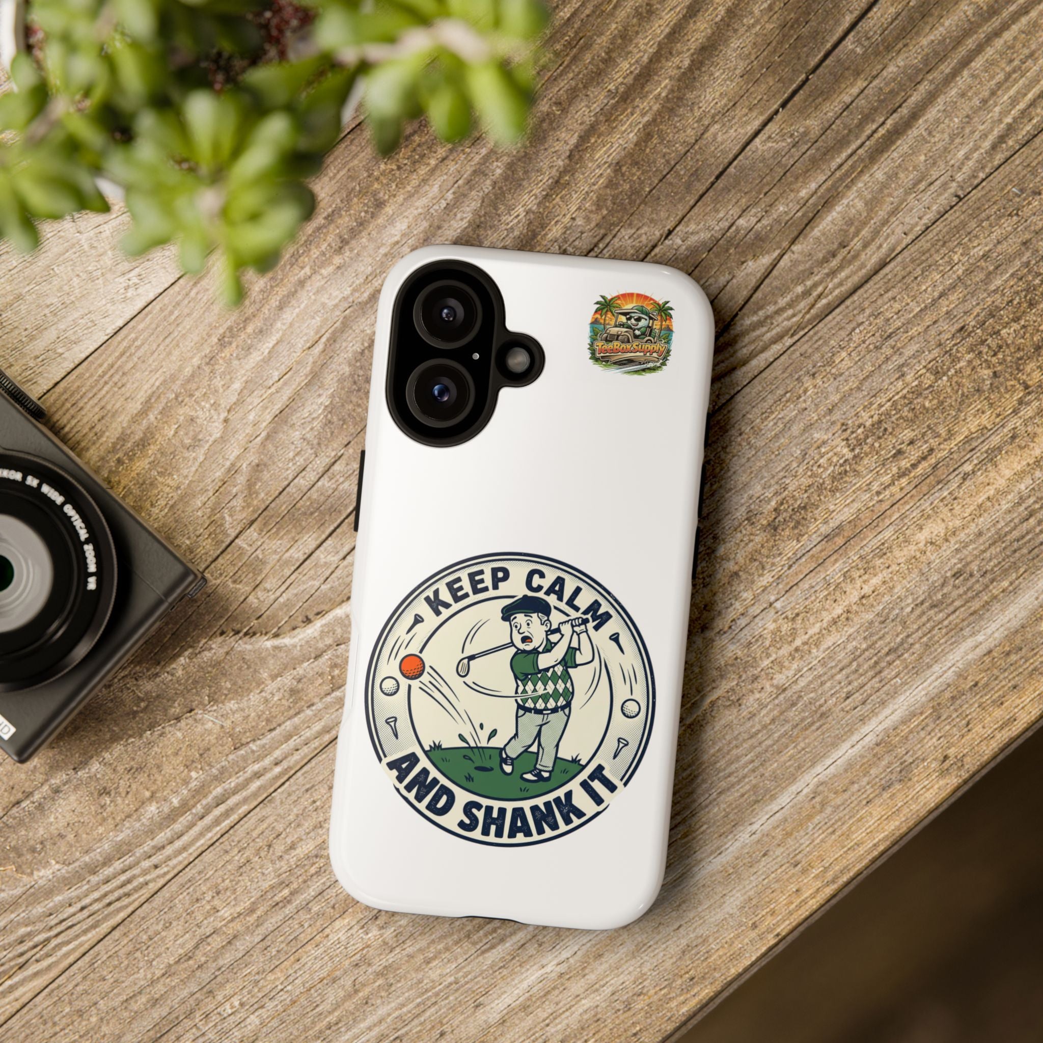 Keep Calm and Shank It Golf Phone Case - Funny Golfer Protective Cover