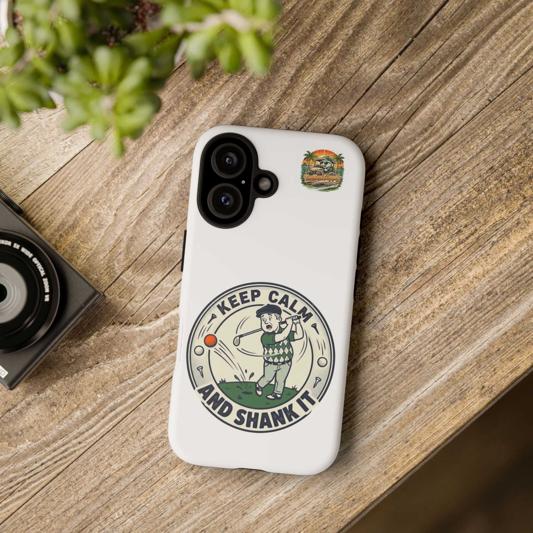 Keep Calm and Shank It Golf Phone Case - Funny Golfer Protective Cover